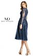 Mac Duggal A11136 Illusion Sleeve Embroidered Dress