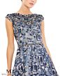 Mac Duggal 79325 Cap Sleeve Floral Dress