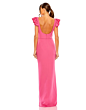 Ieena for Mac Duggal 27109 Square Neckline Ruffle Sleeve Dress