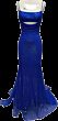 Ava Presley 47194 Cutout Back Beaded Draped Bodice Dress