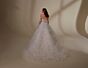 Mori Lee 4139 Margot Ruffle Skirt Detachable Sleeve Bridal Dress