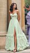 Alyce Paris 62043 Sweetheart Neck Ruffle Hem Dress