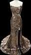 Ava Presley 40112 Strapless Sequin Illusion Sides Dress
