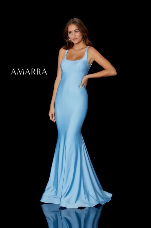 Amarra 87243 Scoop Neck Prom Dress