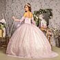 GLS by Gloria GL3234 Embroidered Bodice Bell Sleeve Quinceanera Dress