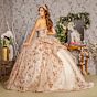 GLS by Gloria GL3485 Back Bow Off The Shoulder Quinceanera Dress