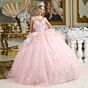Elizabeth K GL3645 Blush Pink Spaghetti Strap Lace-Up Quince Dress