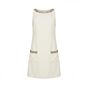 Mac Duggal 20691 Bateau Neck Ivory Sleeveless Dress
