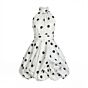 Mac Duggal 21233 Polka Dot Rosette Bubble Skirt Ivory Dress