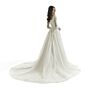 Mori Lee 30165 Nathalie Square Neck Quarter Sleeve Wedding Gown