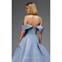 MNM Couture E0103 Off The Shoulder Draped Crepe Dress