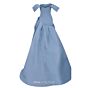 MNM Couture E0103 Off The Shoulder Draped Crepe Dress
