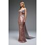 MNM Couture E0108 Watteau Train Column Sequin Dress