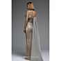 MNM Couture E0108 Watteau Train Column Sequin Dress