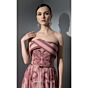 MNM Couture E0129 Crisscross Neck A-Line Strapless Dress