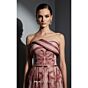 MNM Couture E0129 Crisscross Neck A-Line Strapless Dress