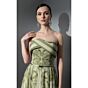 MNM Couture E0129 Crisscross Neck A-Line Strapless Dress