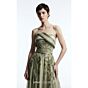 MNM Couture E0129 Crisscross Neck A-Line Strapless Dress