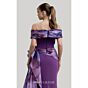 MNM Couture 2692A Off-The-Shoulder Side Overskirt Mermaid Dress