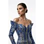 MNM Couture F02900A Long Sleeve Sequin Mermaid Dress