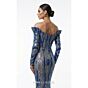 MNM Couture F02900A Long Sleeve Sequin Mermaid Dress