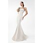 MNM Couture G2003 Asymmetric Neck Mermaid One-Shoulder Dress
