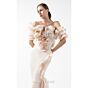 MNM Couture G2013 Ruffled Off The Shoulder Slim Dress