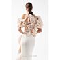 MNM Couture G2013 Ruffled Off The Shoulder Slim Dress