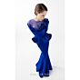 MNM Couture G2029 Ruffled Peplum Waist Mermaid Dress