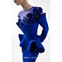 MNM Couture G2029 Ruffled Peplum Waist Mermaid Dress