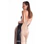 MNM Couture G2102 Sweetheart Neck Strapless Draped Brown Dress
