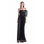 MNM Couture G2111 Strapless Black Side Slit Fitted Dress