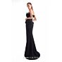 MNM Couture G2115 Fitted Floral Applique Sweetheart Neck Dress