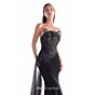 MNM Couture G2116 Strapless Mermaid Organza Side Drape Dress