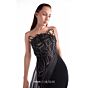 MNM Couture G2116 Strapless Mermaid Organza Side Drape Dress