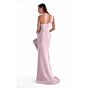 MNM Couture G2128 One-Shoulder Side Slit Old Rose Dress