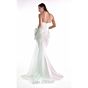 MNM Couture G2135 Asymmetric Beaded Bodice Mermaid Dress