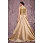 MNM Couture J03186 Taffeta Overskirt Beaded Column Dress