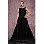 MNM Couture J03186 Taffeta Overskirt Beaded Column Dress