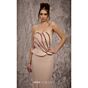 MNM Couture J03571 Peplum Waist Strapless Mermaid Dress