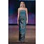 MNM Couture J03597 High Slit Strapless Column Silhouette Dress