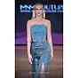 MNM Couture J03597 High Slit Strapless Column Silhouette Dress