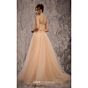 MNM Couture J03604 Strapless Organza Weaved Bodice Dress