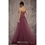 MNM Couture J03608 Sweetheart Neck A-Line Peplum Dress