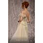 MNM Couture Q1405 Side Draped Asymmetric Slim-Flare Dress