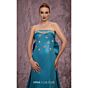 MNM Couture Q5574 Bow Train Strapless Mermaid Dress