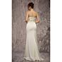MNM Couture Q7545 Plunging Neck Strapless Slim-Flare Dress
