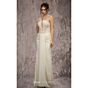 MNM Couture Q7545 Plunging Neck Strapless Slim-Flare Dress