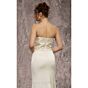 MNM Couture Q7545 Plunging Neck Strapless Slim-Flare Dress