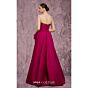 MNM Couture Q8017 Strapless Front Bow A-Line Dress